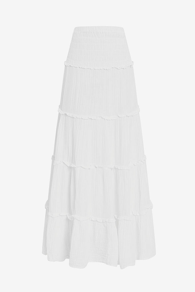 White full length skirt